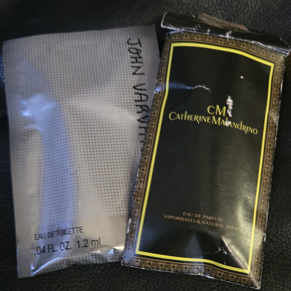 John Varvatos & Catherine Malandrino Samples .4&.5floz NEW - Picture 1 of 5